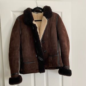 Sheepskin leather jacket